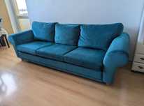 Sofa szmaragdowa wykonana na zamówienie, odporna tkanina magic velvet