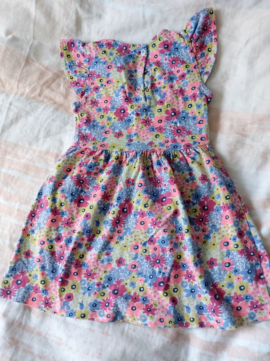 Sukienki Next i Mothercare, r.98 ubranka dla dziewczynki, 2-3 lata