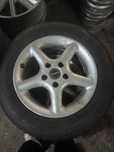 Felgi aluminiowe Borbet 15" 5x112 z zimówkami(stan idealny) 195/65R15