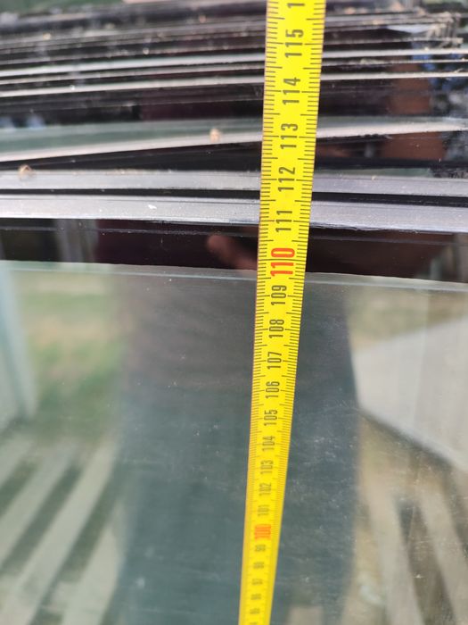 Szyby zespolone z okien pcv 43 x 111 duża ilość