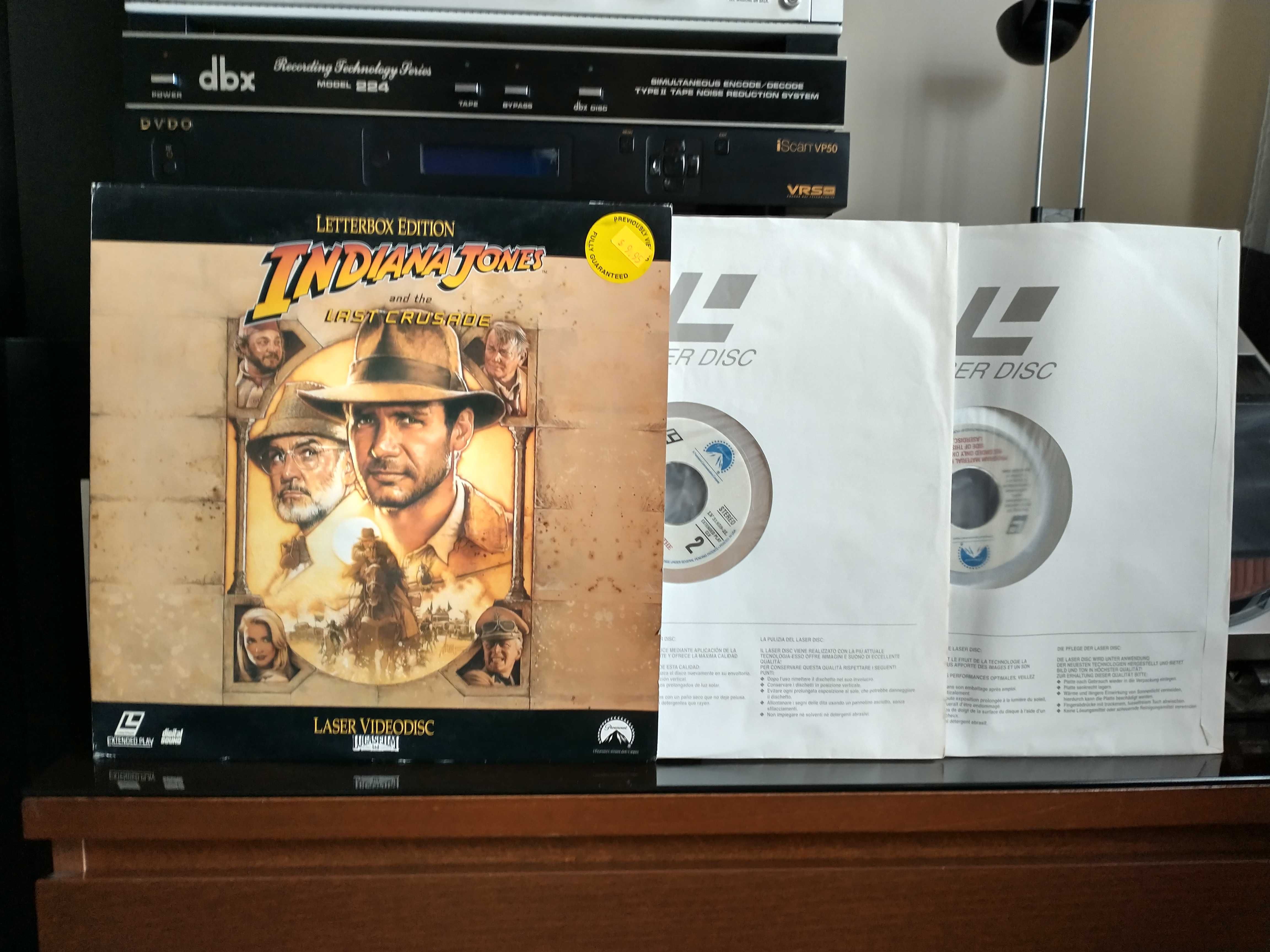 LaserDisc - Indiana Jones I Ostatnia Krucjata - NTSC