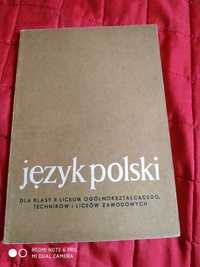 Język polski do klasy 2 LO. PRL .1970