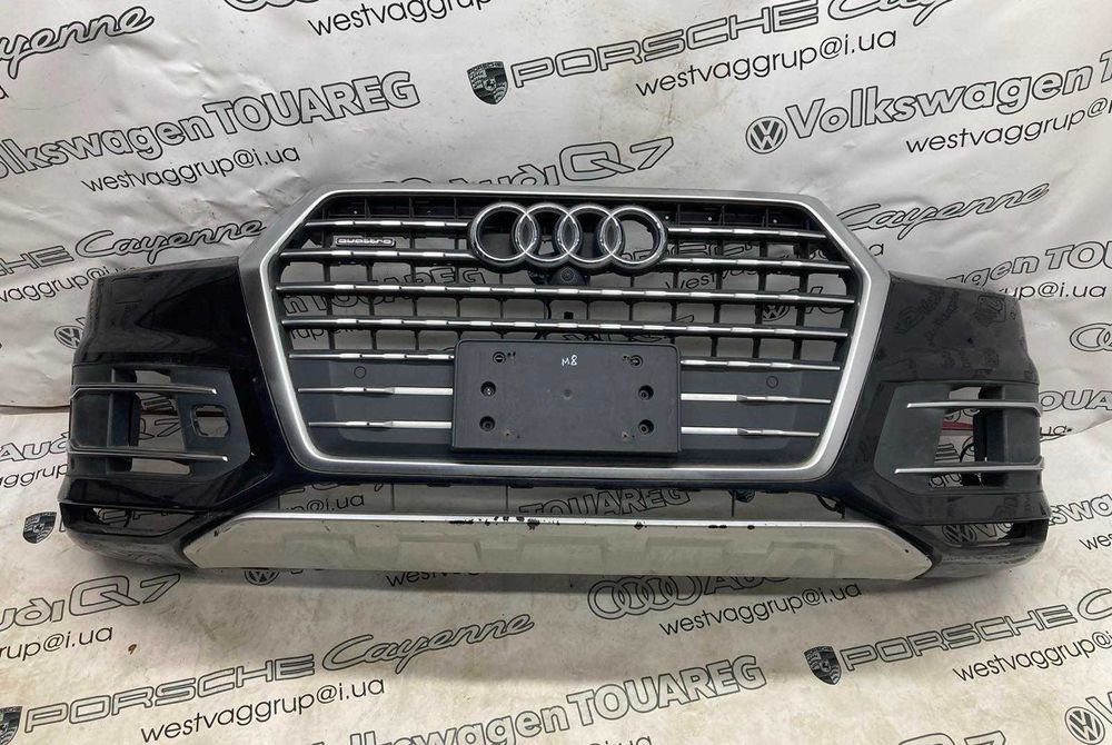 Бампер передній колір чорний 2T\C9X Оригінал Audi Q7 4M 2015 - 2021