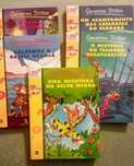 Livros Gerônimo Stilton. N° 4, 18, 38,42 e 52
