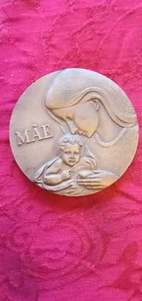 Gosta da Mae? Medalha Mae bronze com Poema - 5E- Fio - 1E Desde 1E.