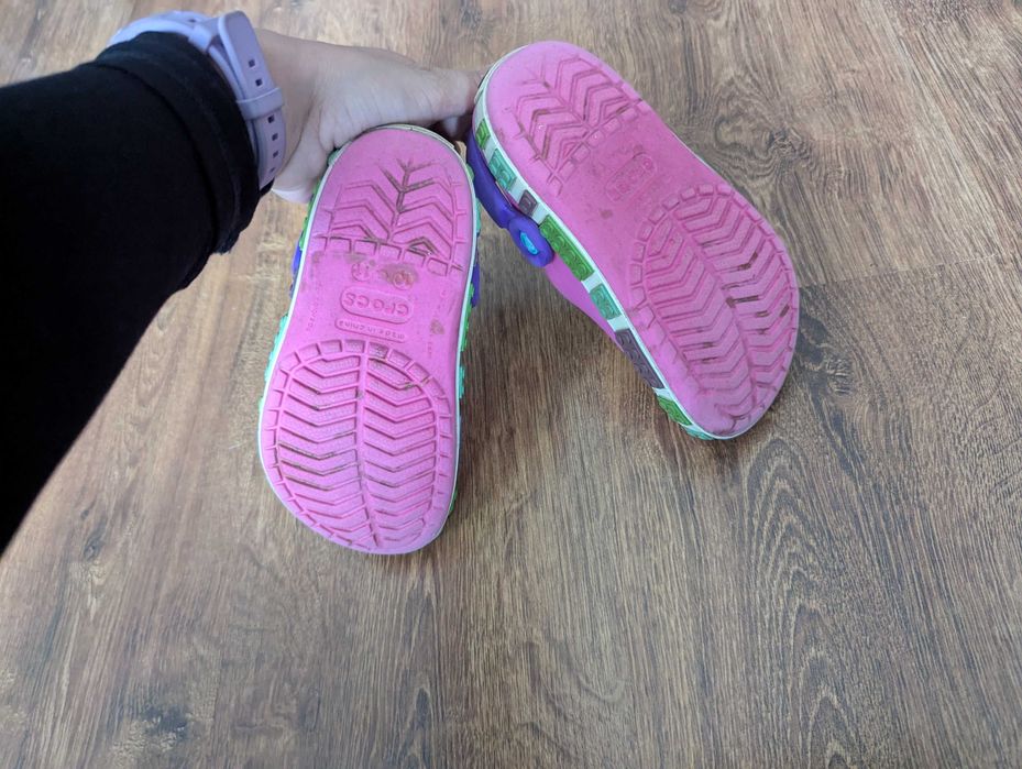 Crocsy różowe LEGO rozmiar 10/11