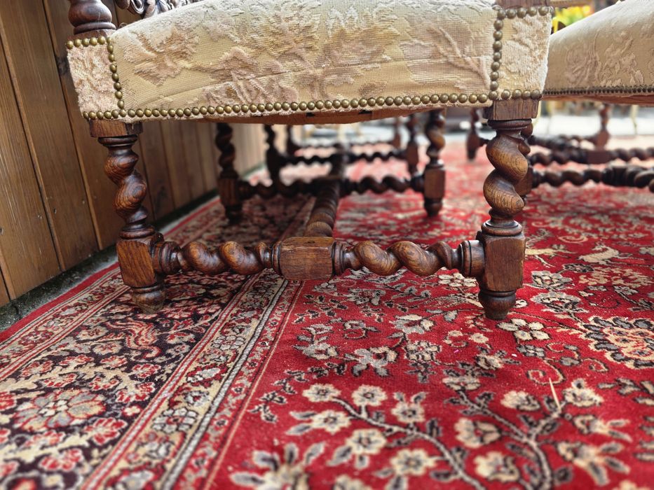 Wypoczynek barok renesans rzeźbiony sofa + trony #2011 Stylowy Węgrów