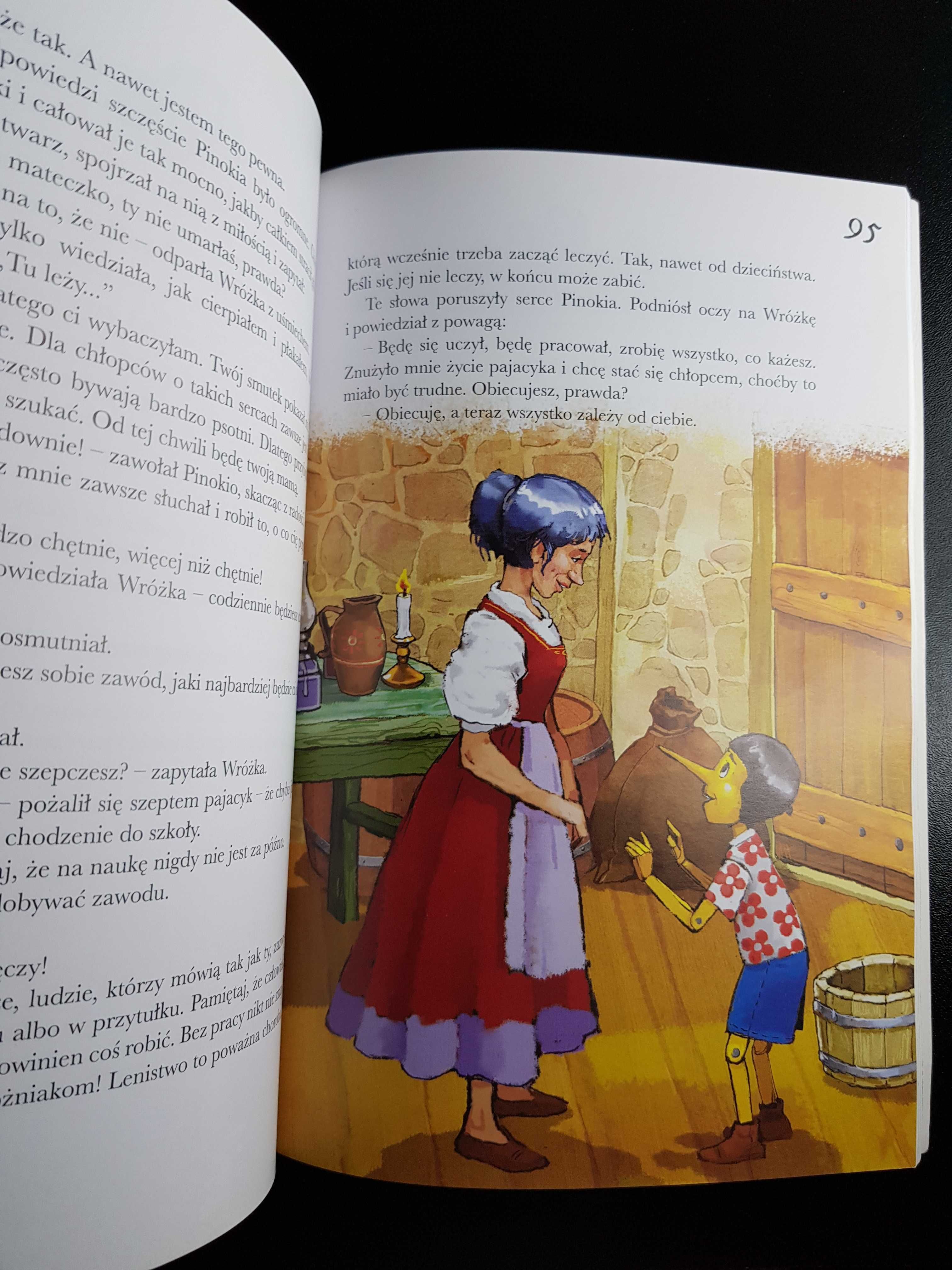 książka pt. "Pinokio" Carlo Collodi wydawnictwo GREG