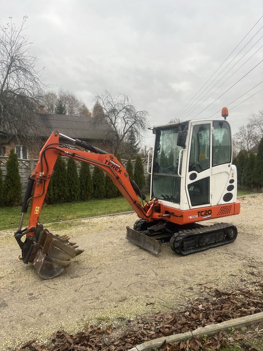 Minikoparka koparka Terex tc20 bobcat takeuchi jcb kubota