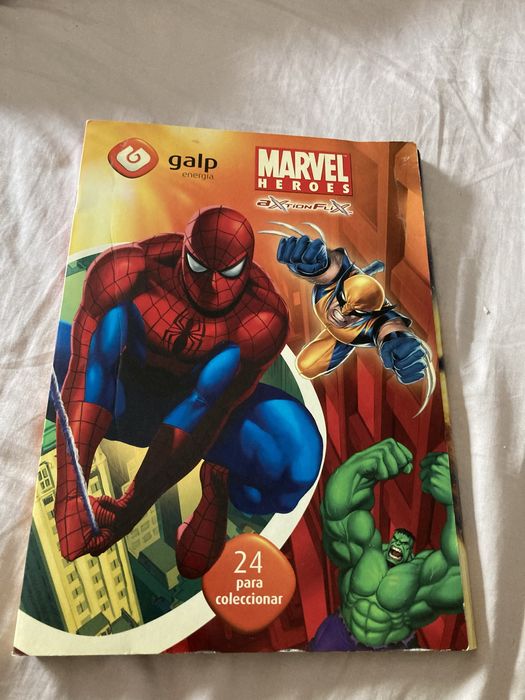 Tazos  holograficos  herois Marvel (Galp)