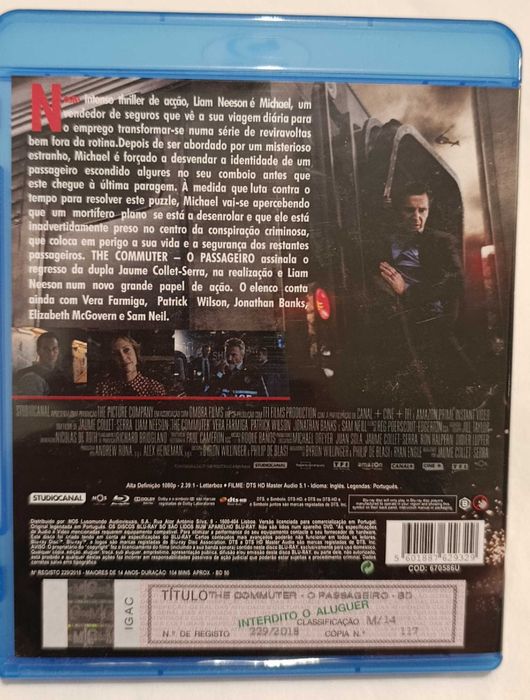 BluRay - O PAssageiro [The Commuter]