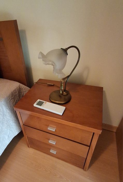 Cama de solteiro nova com estrado e colchão