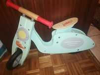 bicicleta em madeira