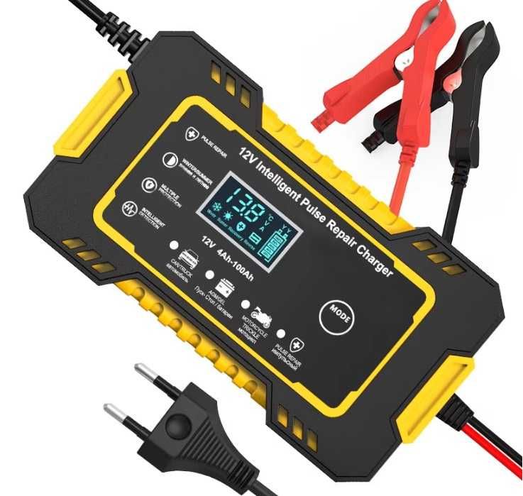 Зарядка для акумулятора авто, мото від 4А до 100А 12В/6А RJ Tianye