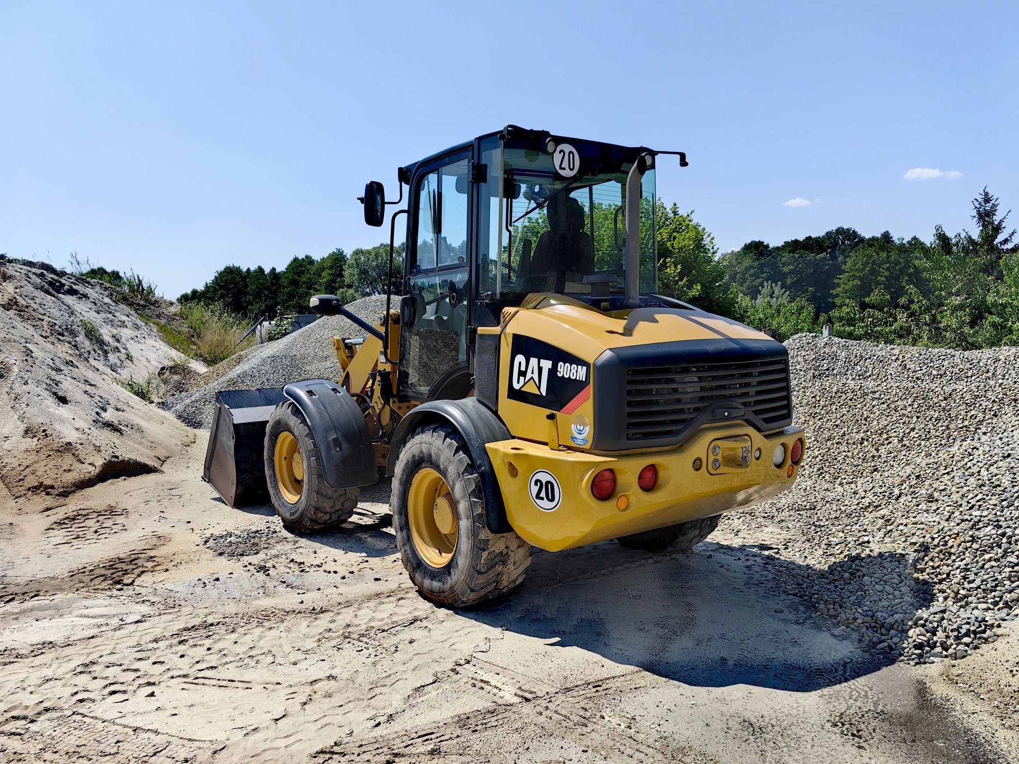 Cat 908M 2019r sprowadzona Stan idealny Cat 907 906 atlas 65 volvo l30