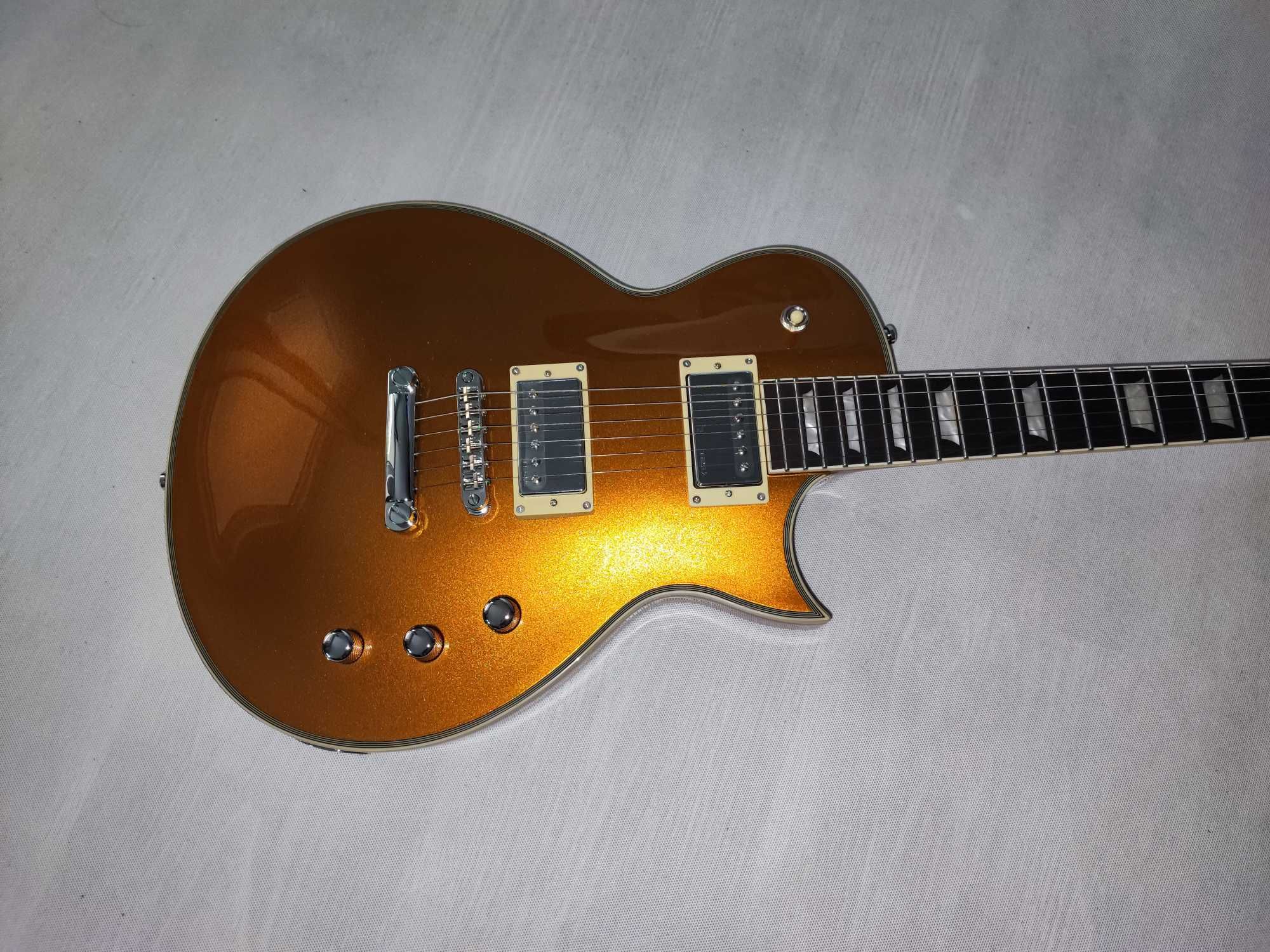 HARLEY BENTON SC-CUSTOM III Gold Top nowa gitara Les Paul - ustawiona!