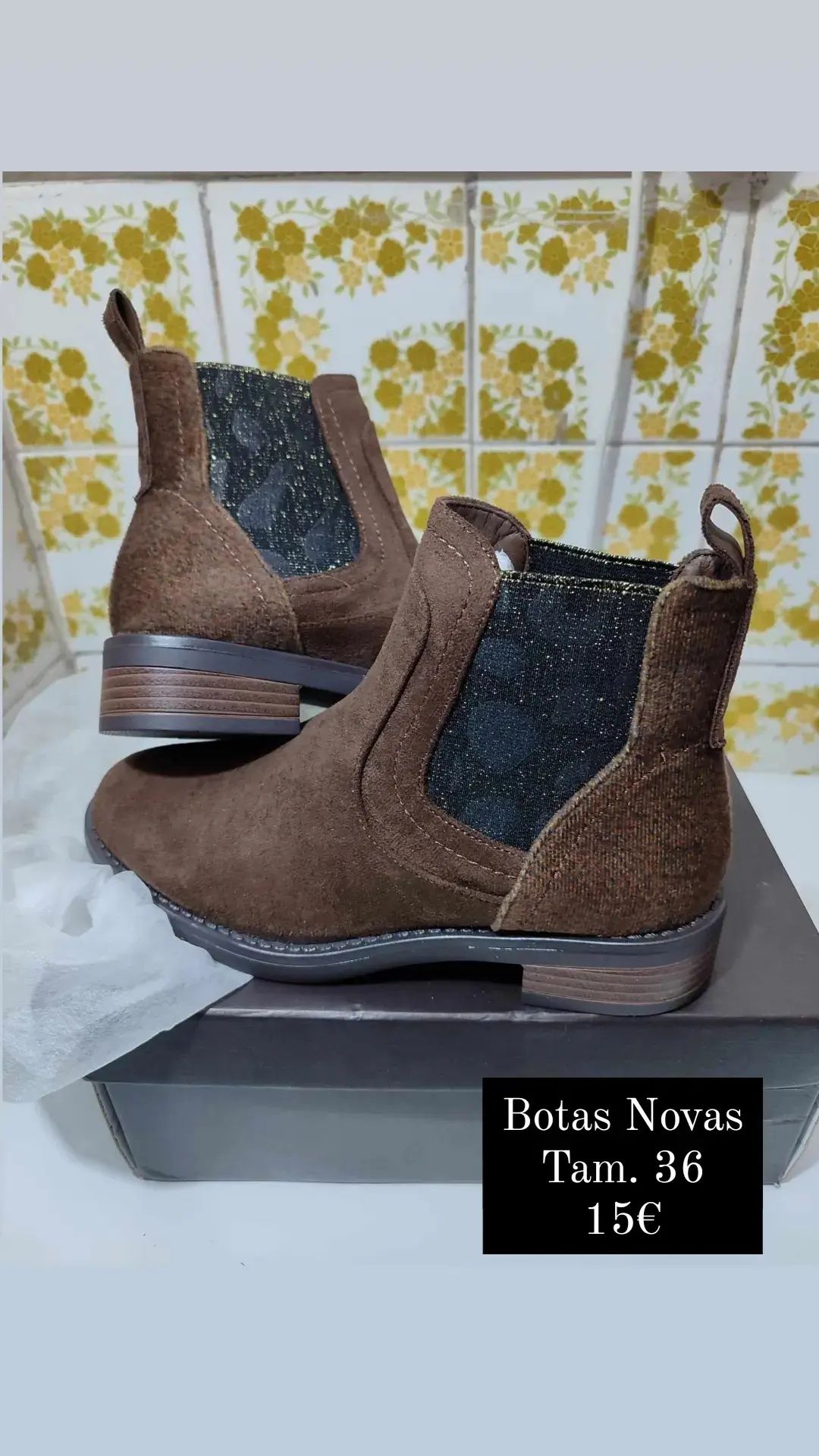 Botas novas tamanho 36