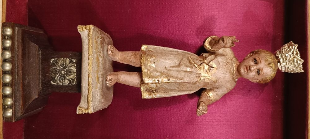 Antigo e pequeno Menino Jesus, Arte Sacra do início Séc. XX