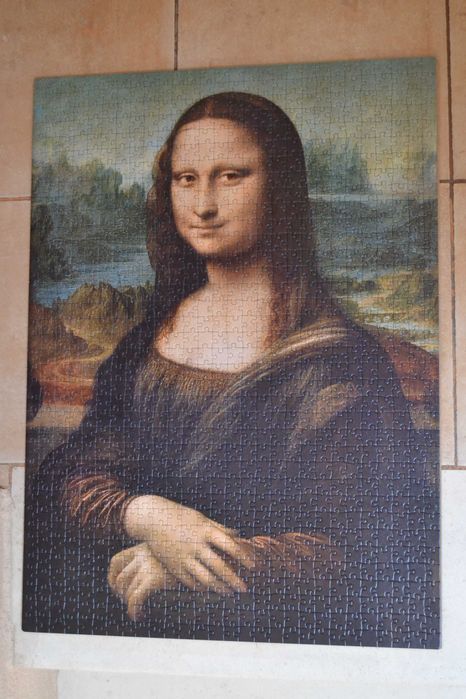 Vários puzzles 1000pcs montados