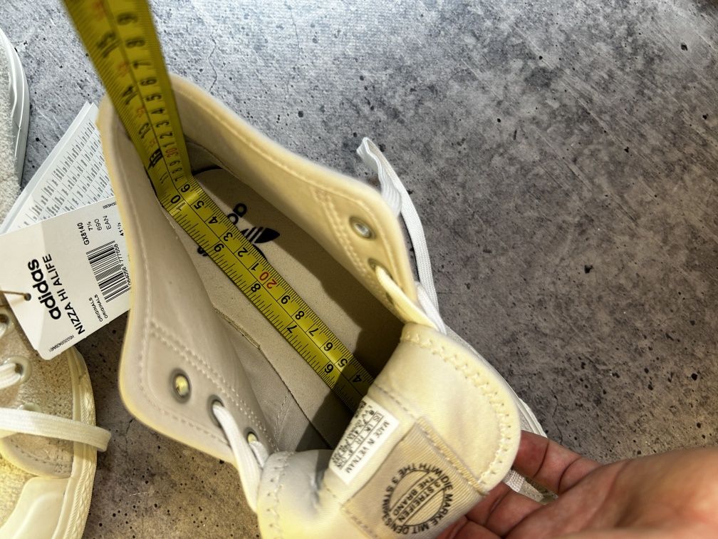 Adidas nizza hi alife white кеди