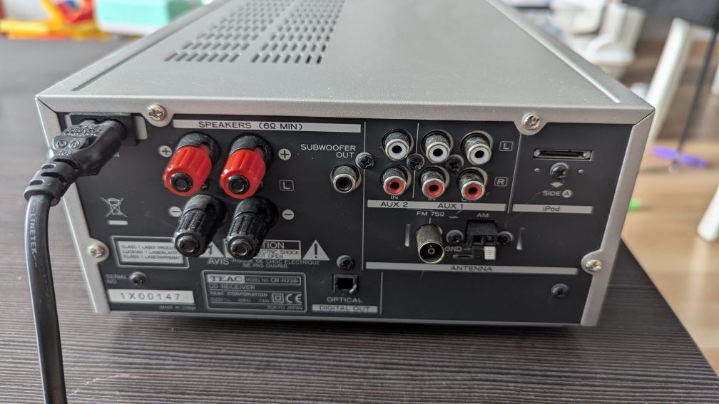 Amplituner, odtwarzacz Teac cr h238i