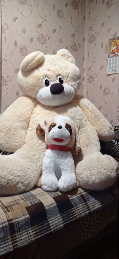 Большой мишка, игрушки