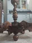 Drewniany zyrandol/ chandelier recznie rzezbiony