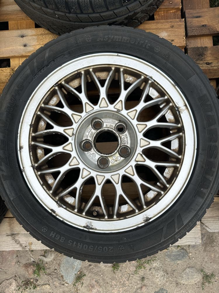 Felgi aluminiowe BBS 15” 5x100 – komplet 4 sztuki
