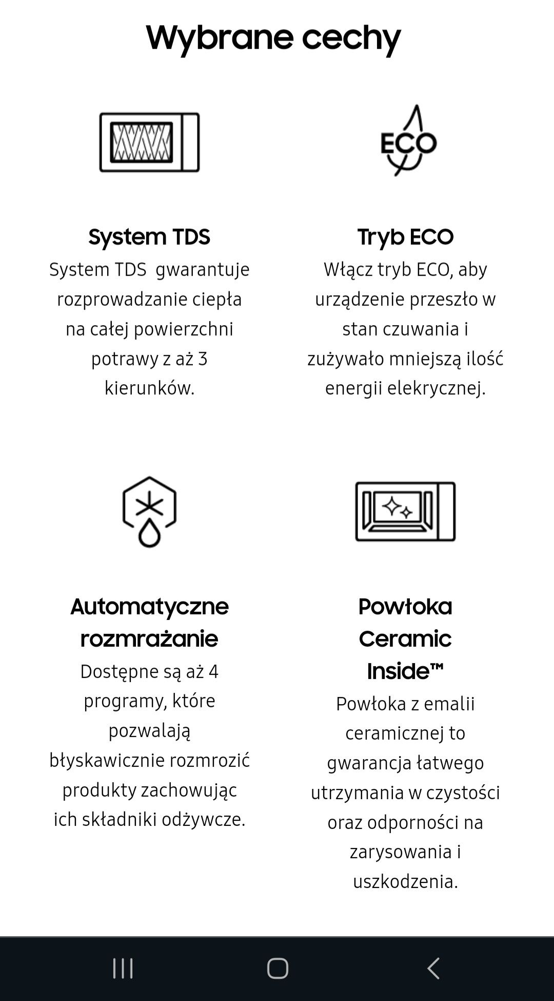 Kuchenka mikrofalowa Samsung ME732K 20l