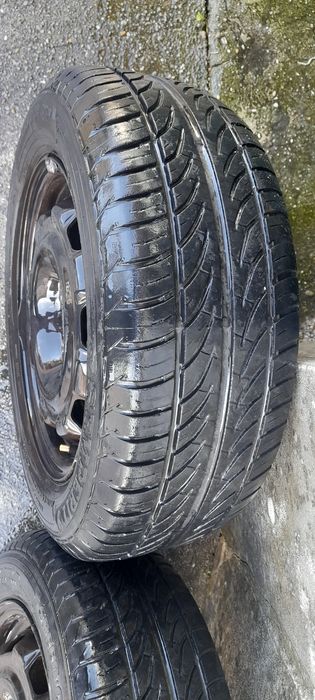 Jantes 14 com pneus como novos