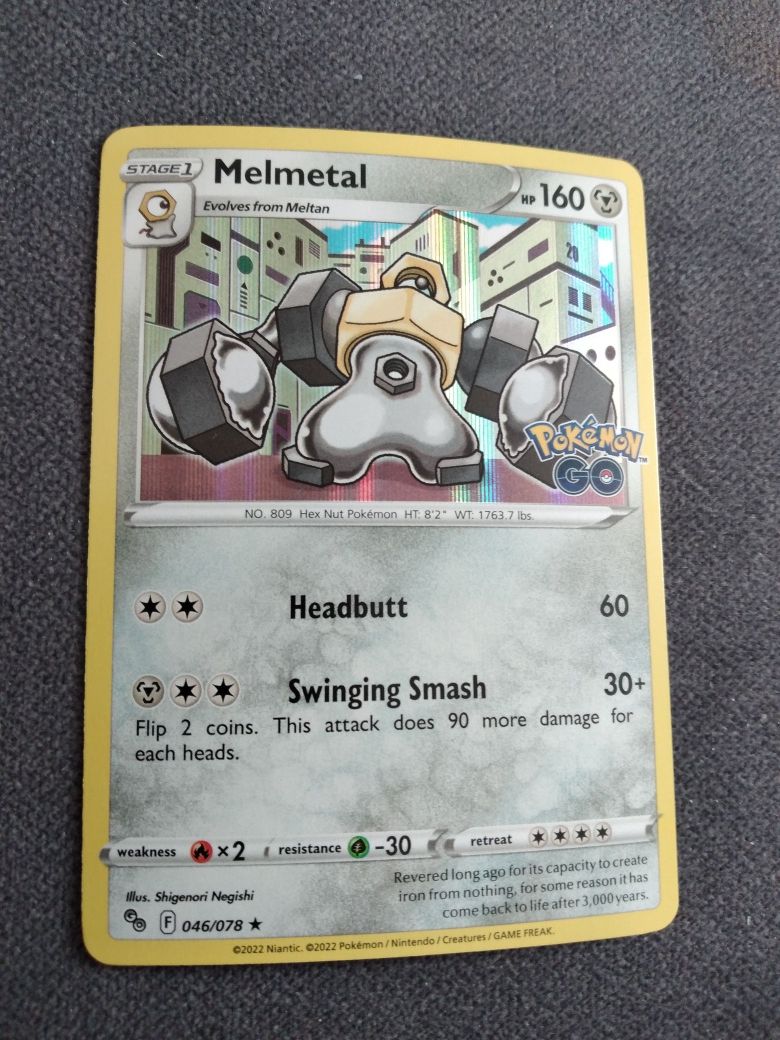 Melmetal Holo - Pokemon Go - Karty Pokemon