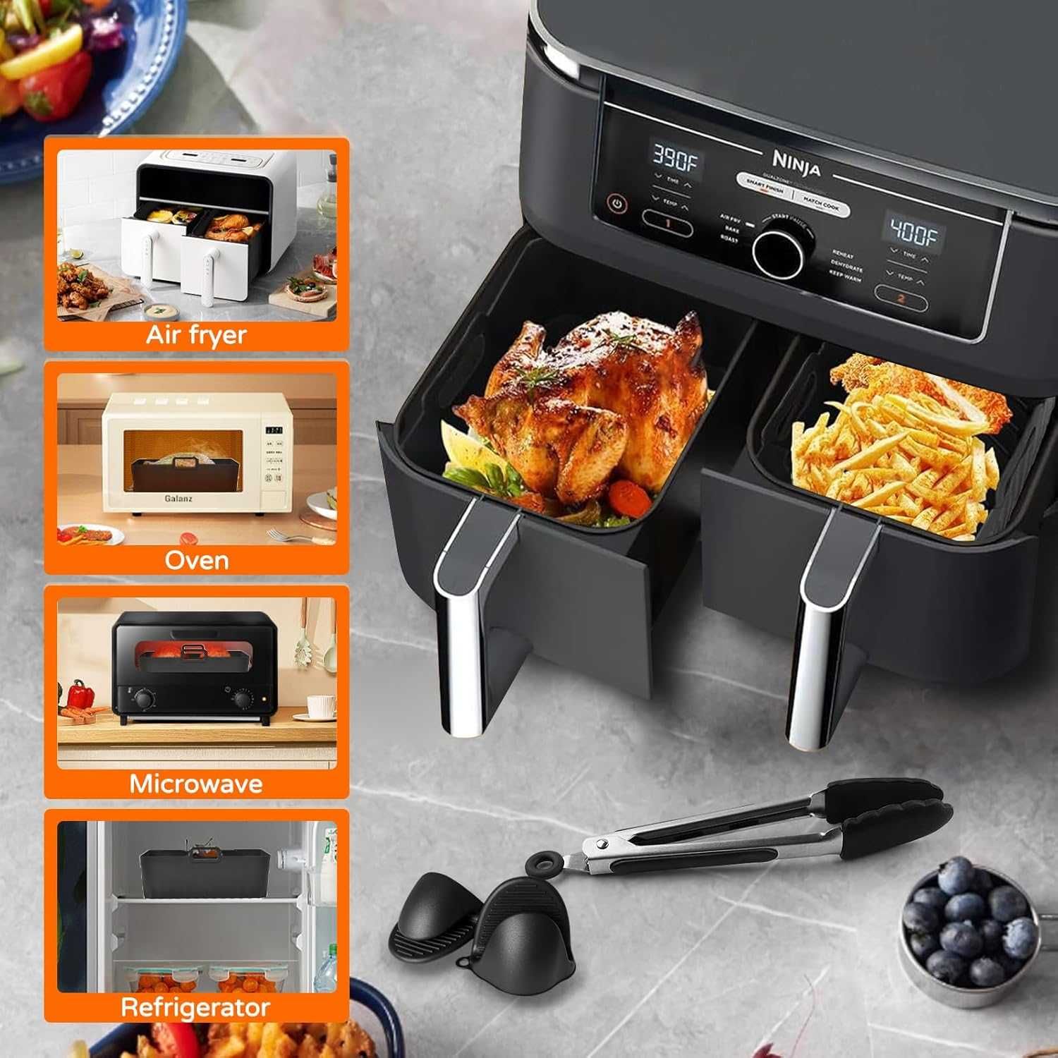 Akcesoria do frytkownicy Max Dual Zone AF400EU AF300EU 7,6 l-9,5 l