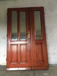 Drzwi drewniane retro