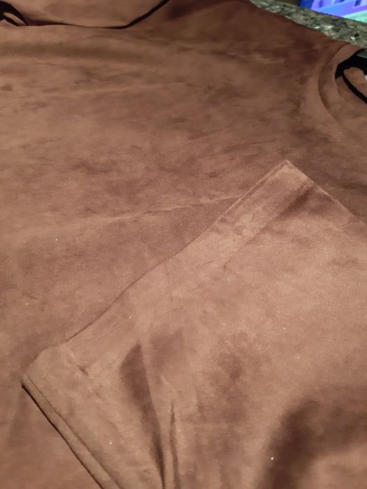 Bluzka M zara koszulka  bordo grubsza elegant oversize bluzeczka tkmax