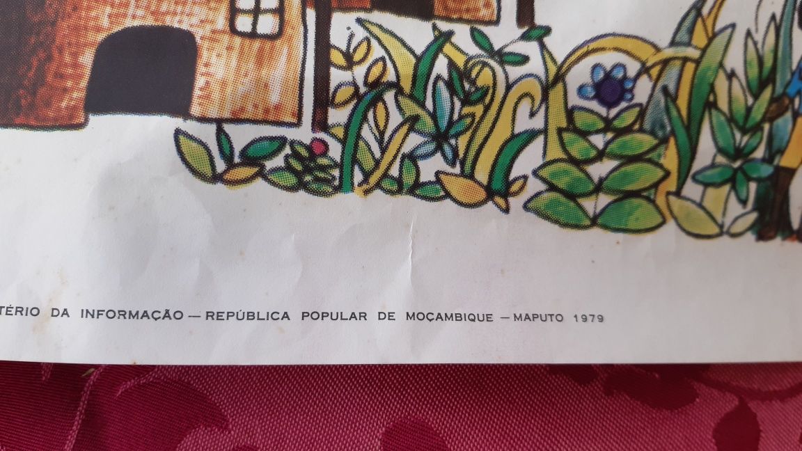 Poster/cartaz de Moçambique Dia Mundial da Criança