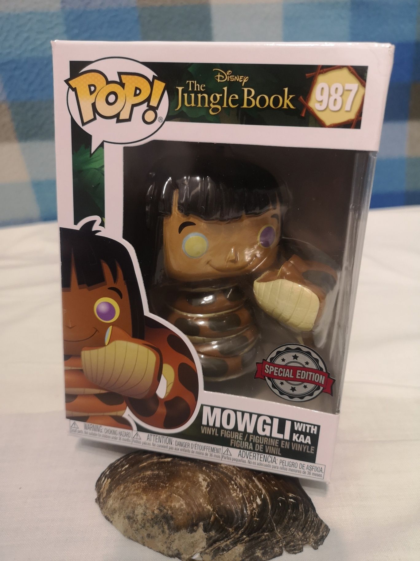 Funko Pop! Mowgli with Kaa 987 special edition The Jungle Book