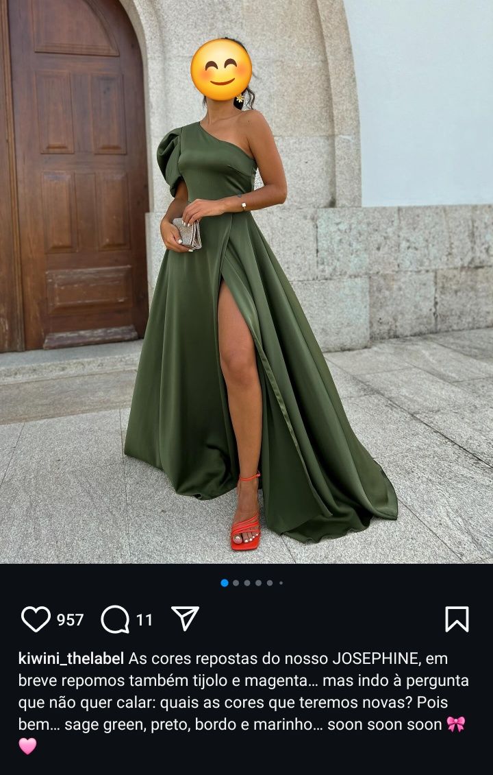 Vestido Kiwini verde