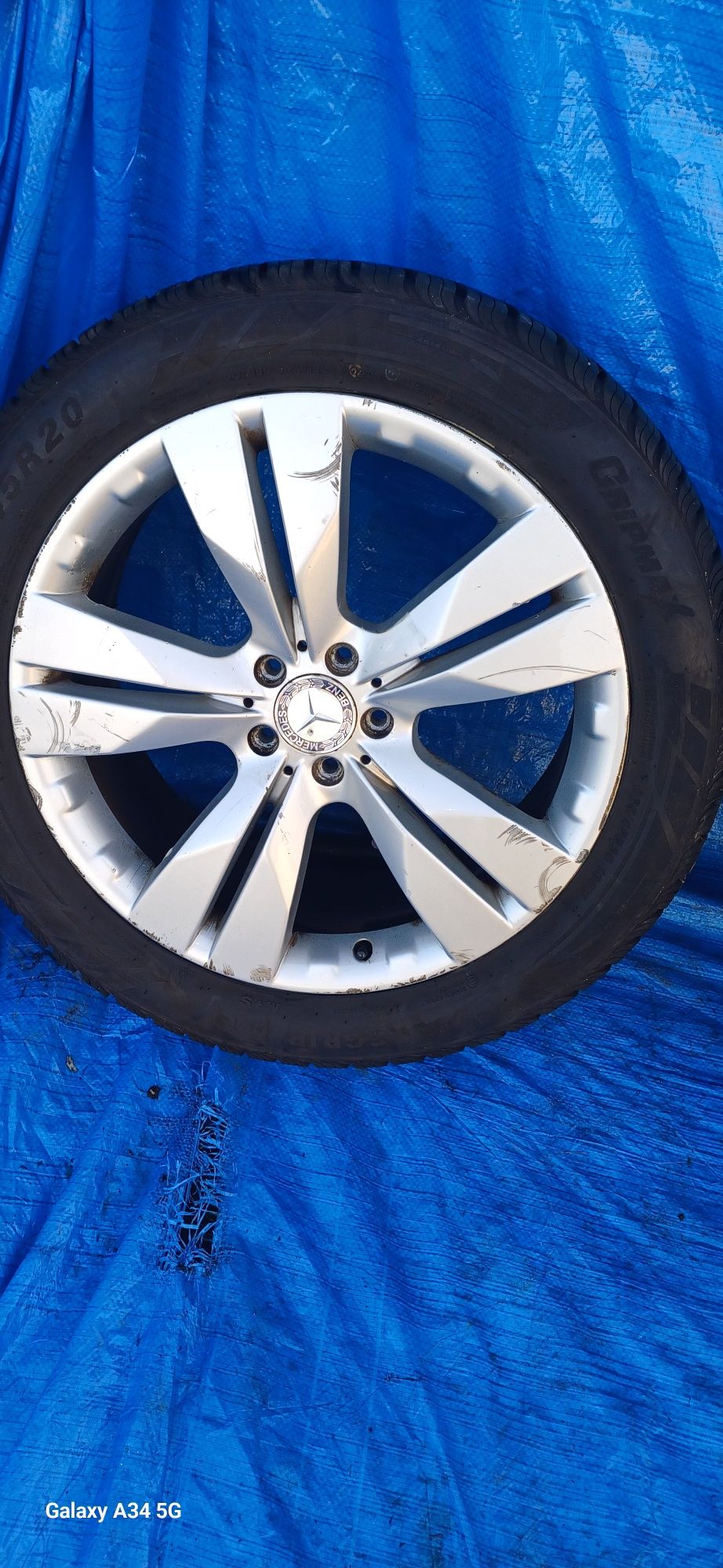 Koło felgi opony 20 cali zimowe mercedes ml164 ml A164