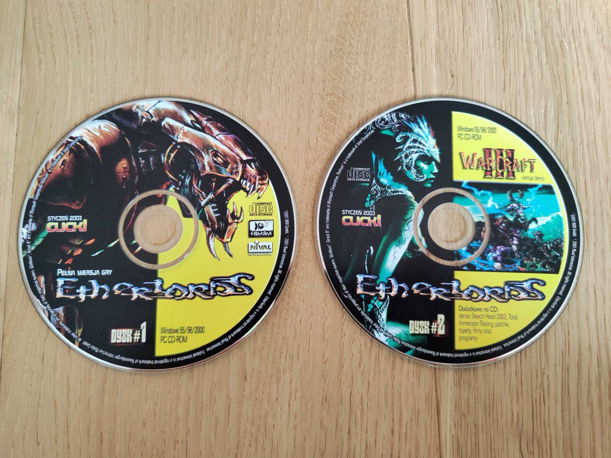 Etherlords | Strategia turowa | PC | 2CD | Click! 01/2003