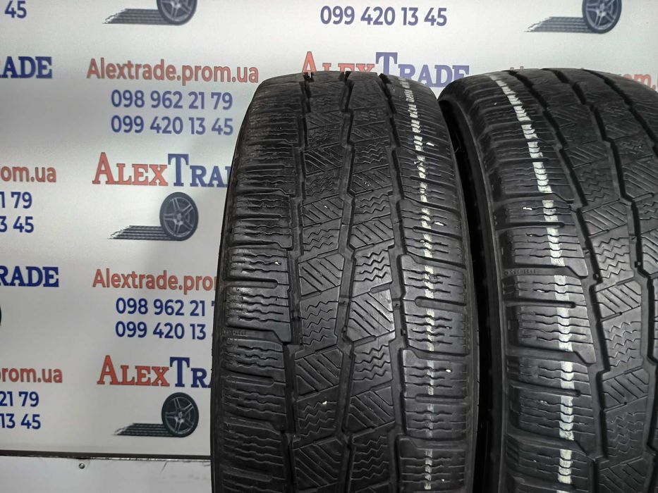 2 шт. 215/60 R17C цешка Michelin Agilis Alpin зимові шини б/у, 7 мм