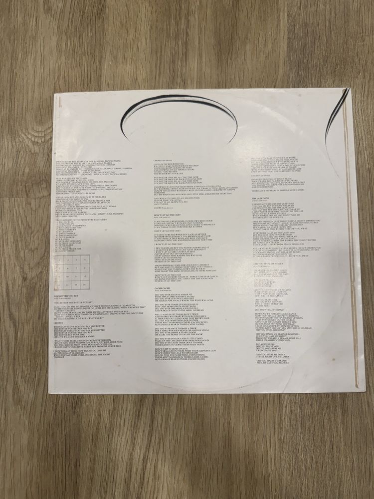 Disco Vinil The Who - Face Dances (contém poster e innersleve)