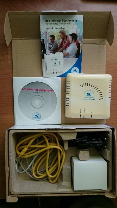 Era Internet Stacjonarny z modemem ADSL Webracer 821