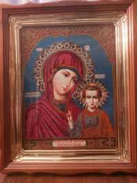 Ікона Казанської Божої Матері бісер