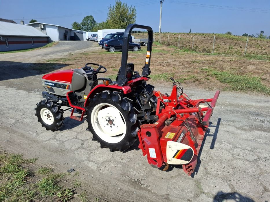 Traktorek traktor japoński RATY 4x4 Yanmar F210 piękny wspomaganie rew