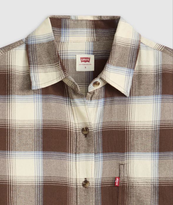 Сорочка Levi’s, картата рубашка жіноча в клітинку, S, нова, оригінал