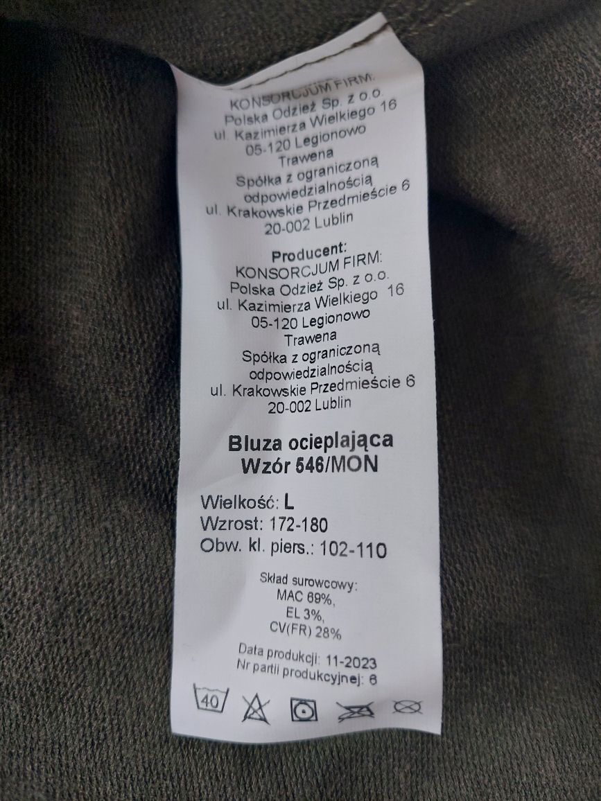 Bluza ocieplającą wzór 546/MON