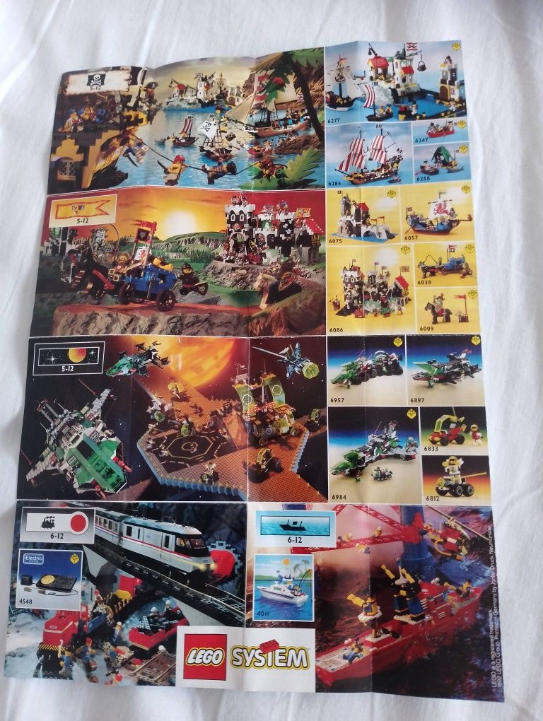 LEGO prospekt mini katalog z 1992r super stan