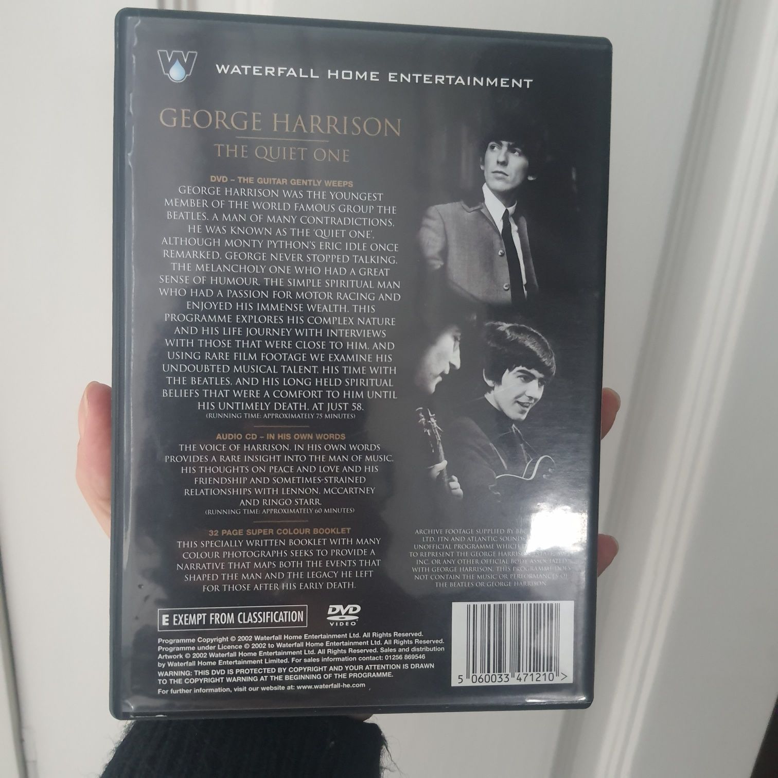 DVD CD Booklet George Harrison the quiet one box set