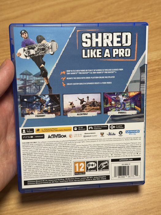 Tony Hawk’s Pro Skater 3+4 (PS5)