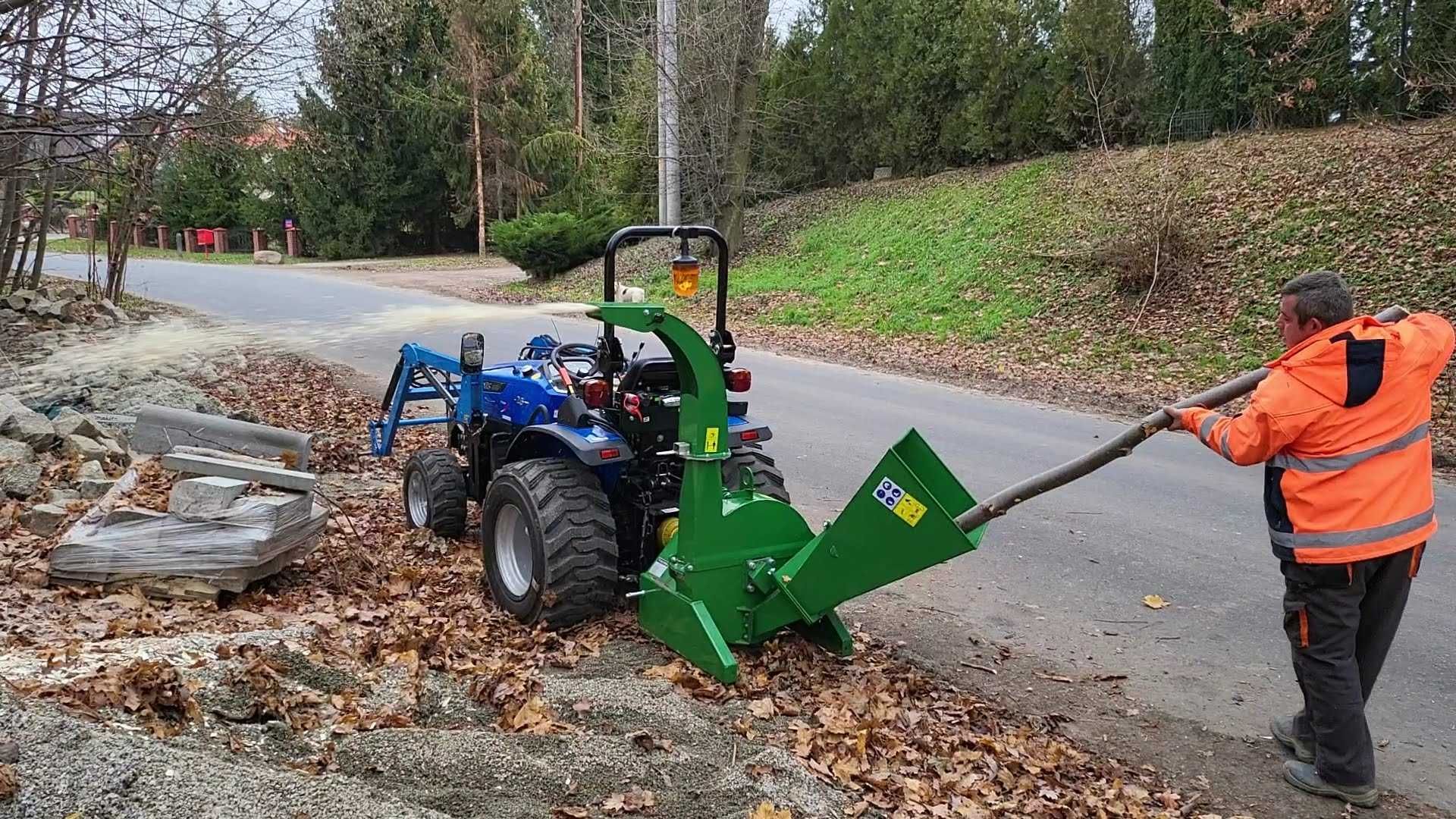 Usługa glebogryzarką separacyjną.